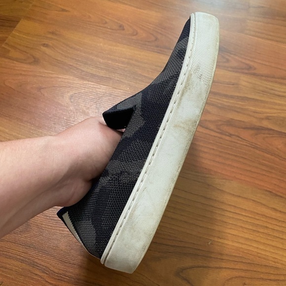 ROTHY’S gray two tone slip on sneakers shoes comfort machine washable all year 5 - Picture 5 of 10